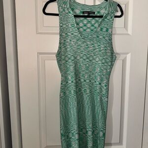 Almost Famous Mint Geometric Knit Top